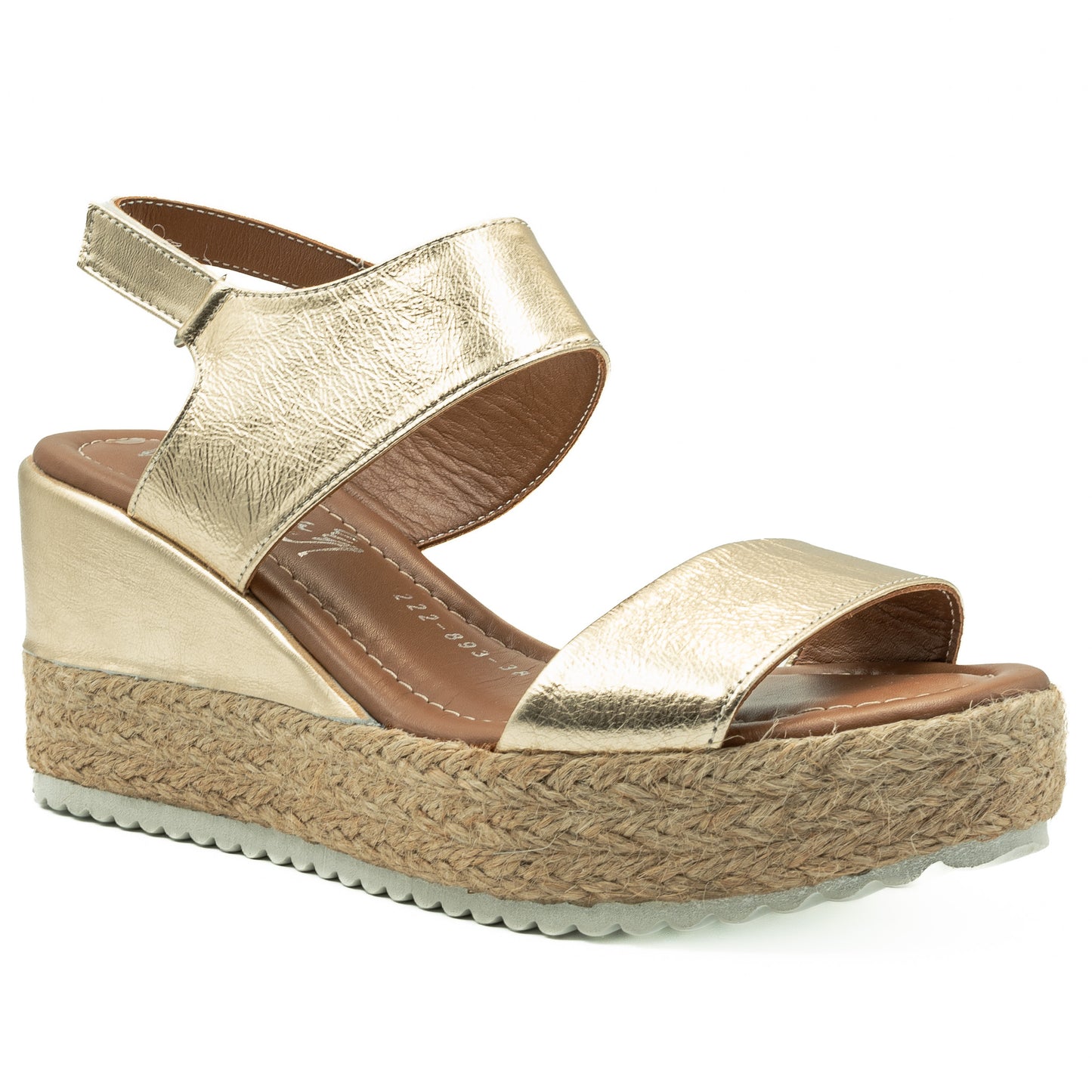  Sandale dama din piele naturala D 222-893 AURIU