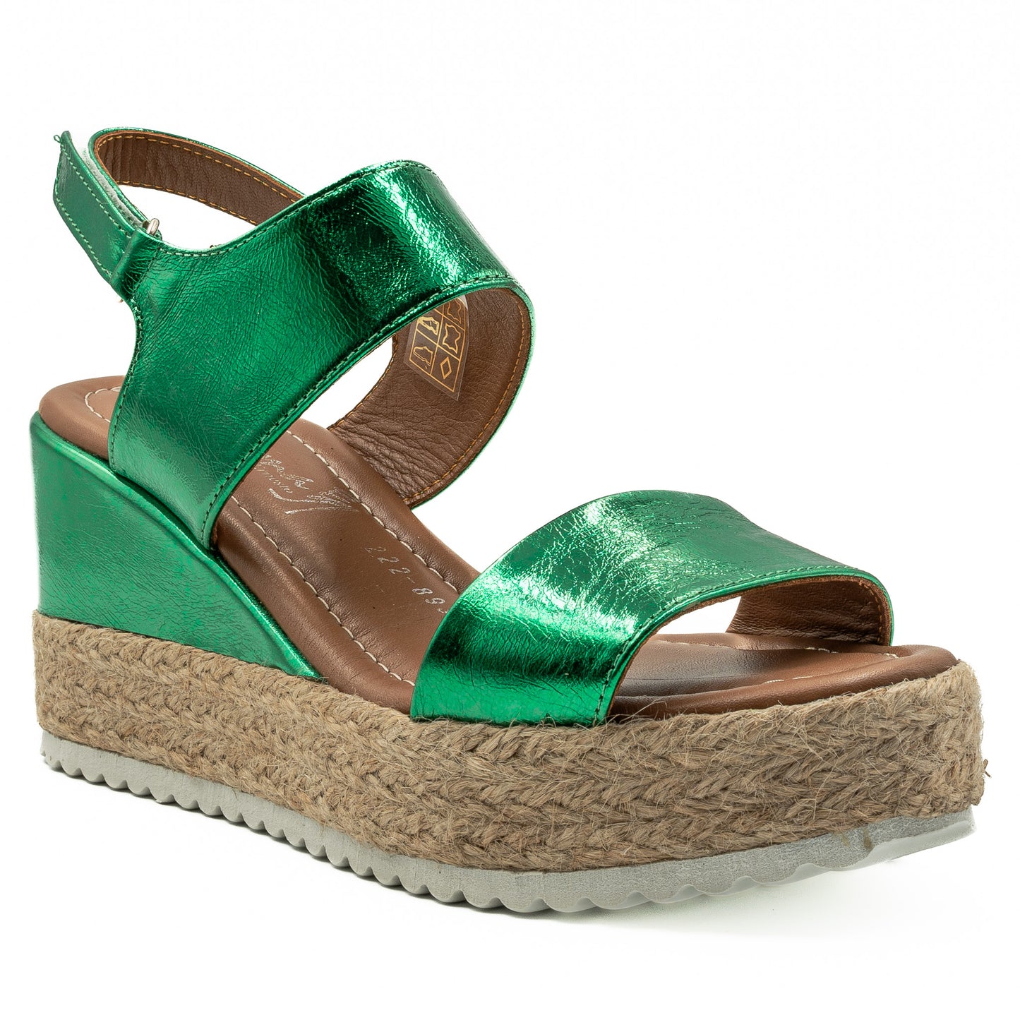 Sandale dama din piele naturala D 222-893 VERDE 