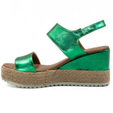 Sandale dama din piele naturala D 222-893 VERDE 