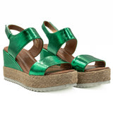 Sandale dama din piele naturala D 222-893 VERDE 