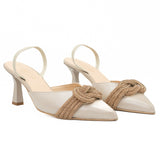 Sandale dama din piele naturala Anna Viotti  D 2324 bej