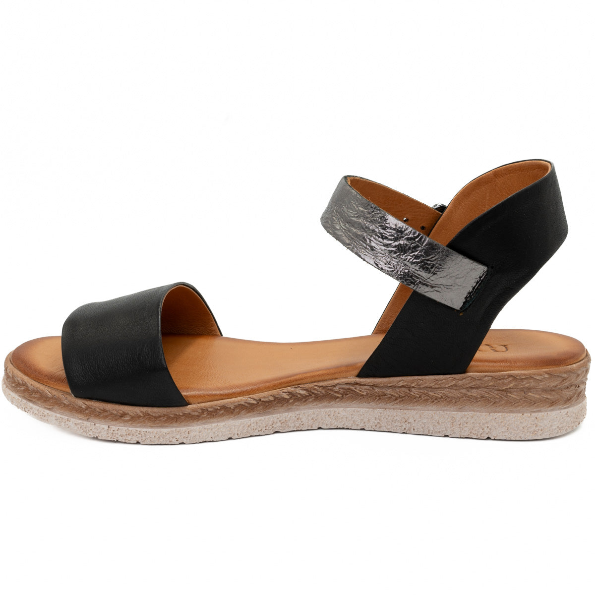 Sandale dama din piele naturala Anna Viotti D 2463 negru