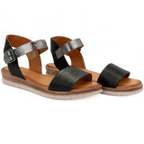 Sandale dama din piele naturala Anna Viotti D 2463 negru