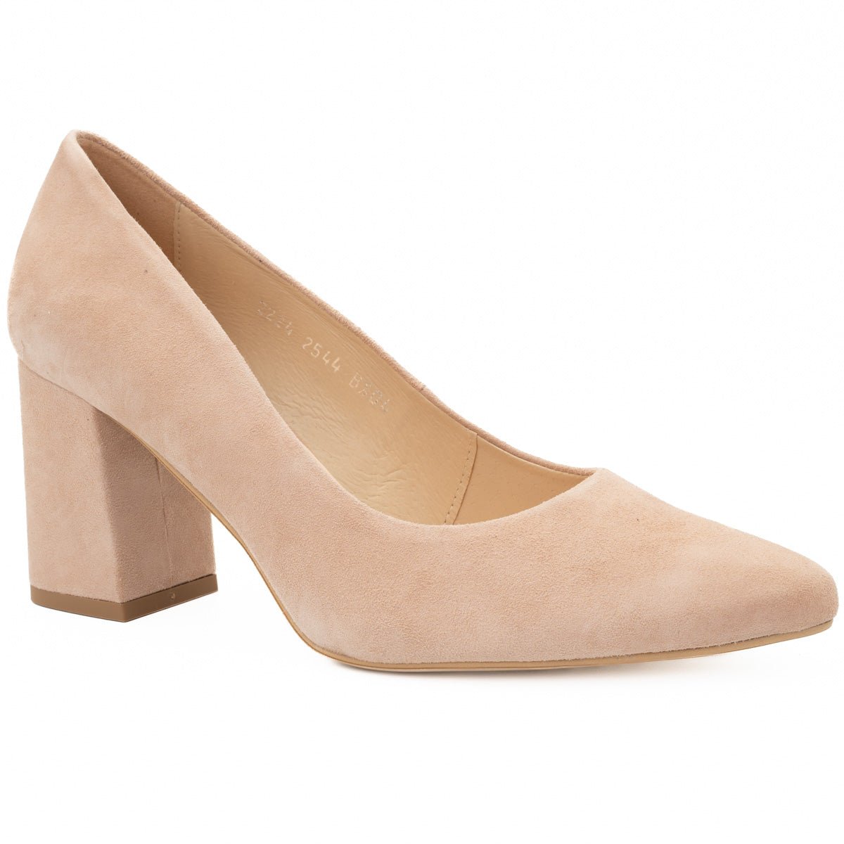 Pantofi dama din piele naturala Anna Viotti D 2544 roz pudra