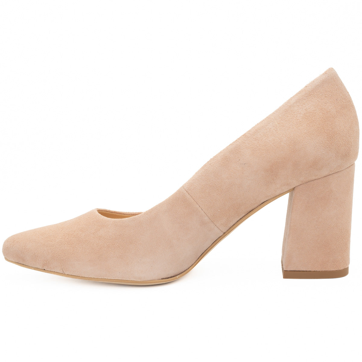 Pantofi dama din piele naturala Anna Viotti D 2544 roz pudra