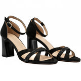 Sandale dama Anna Viotti din piele naturala D 2496 negru