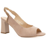 Sandale dama din piele naturala Anna Viotti D 2666 pudra