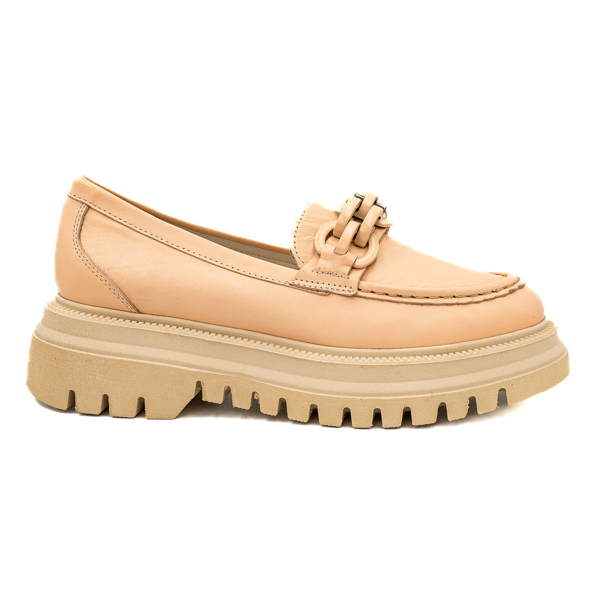 PANTOFI DAMA ANNA VIOTTI DIN PIELE NATURALA  bej 31-89