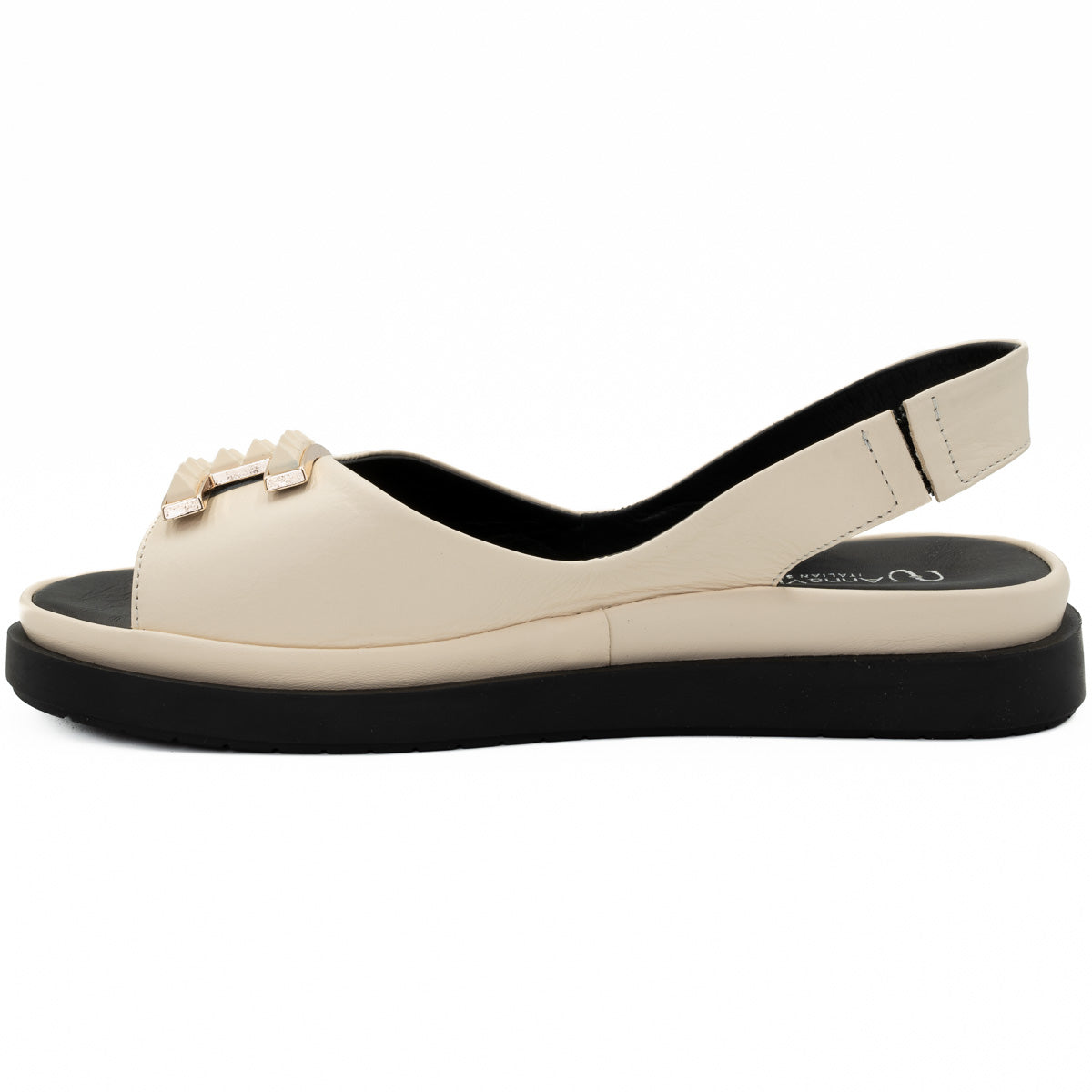 Sandale dama Anna Viotti din piele naturala D 30-10 bej