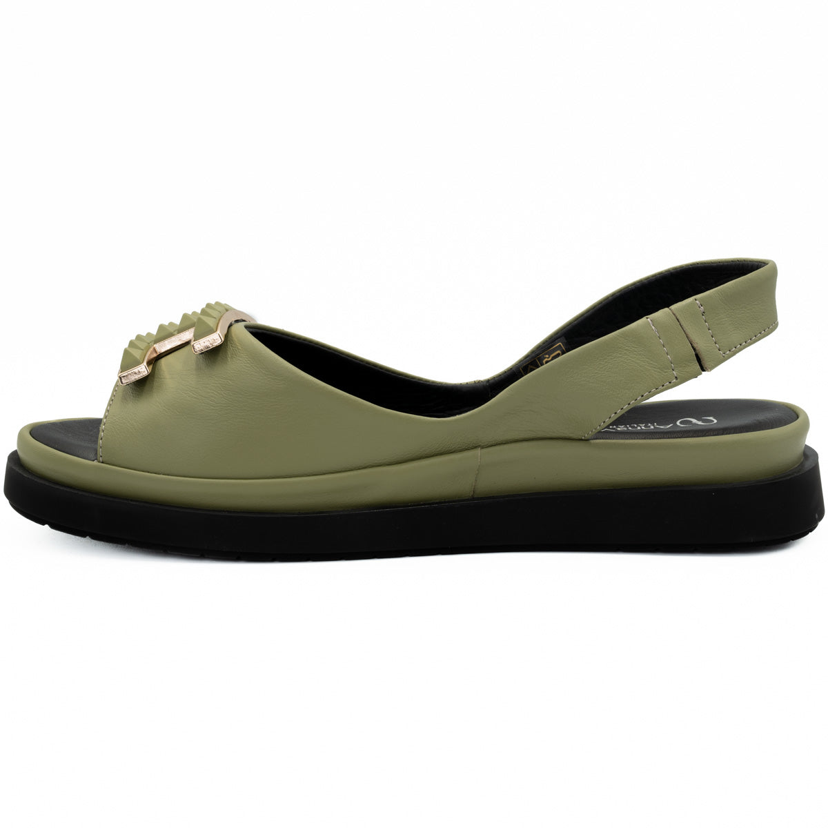 Sandale dama Anna Viotti din piele naturala D 30-10 verde