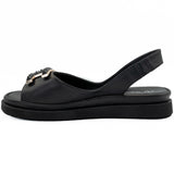 Sandale dama Anna Viotti din piele naturala D 30-10 negru