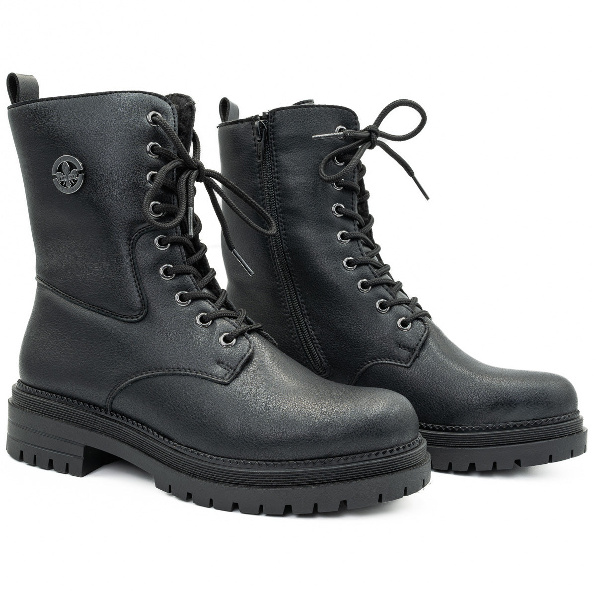 Ghete dama Rieker din piele naturala D 3115 negru 