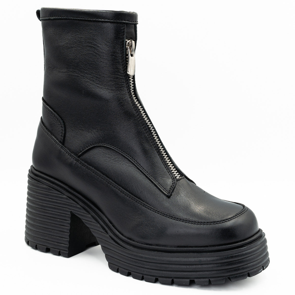 GHETE DAMA ANNA VIOTTI DIN PIELE naturala D4626 NEGRU 