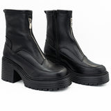 GHETE DAMA ANNA VIOTTI DIN PIELE naturala D4626 NEGRU 