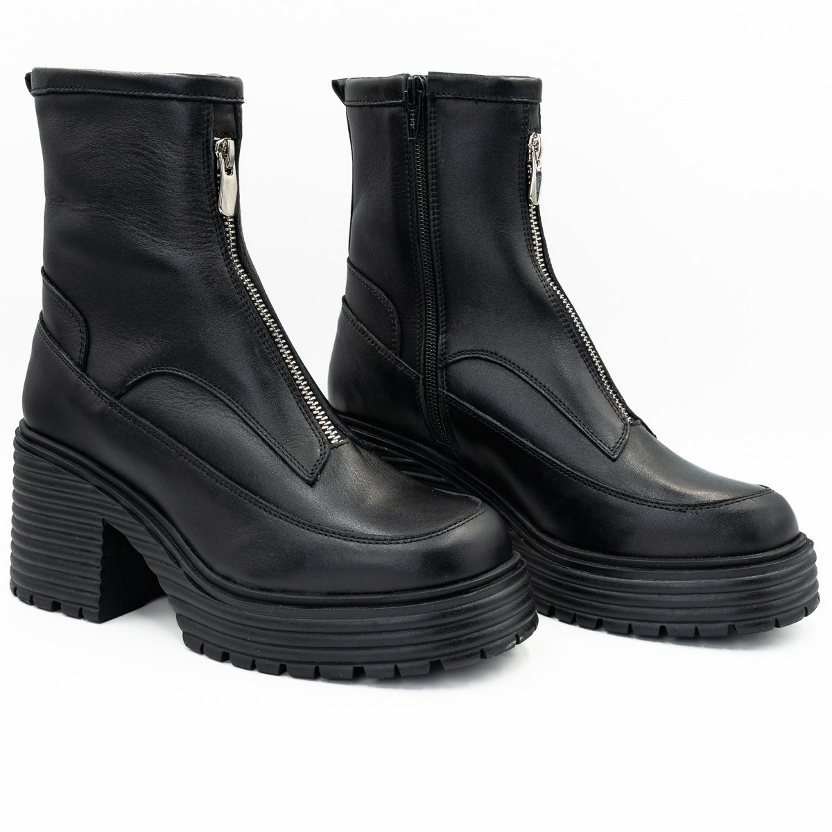 GHETE DAMA ANNA VIOTTI DIN PIELE naturala D4626 NEGRU 