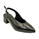 Sandale dama Anna Viotti din piele naturala negri 34-24173