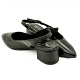 Sandale dama Anna Viotti din piele naturala negri 34-24173