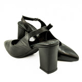 Pantofi  dama Anna Viotti din piele naturala negri 34-24174