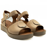 Sandale Dama Anna Viotti Din Piele Naturala bej - 361