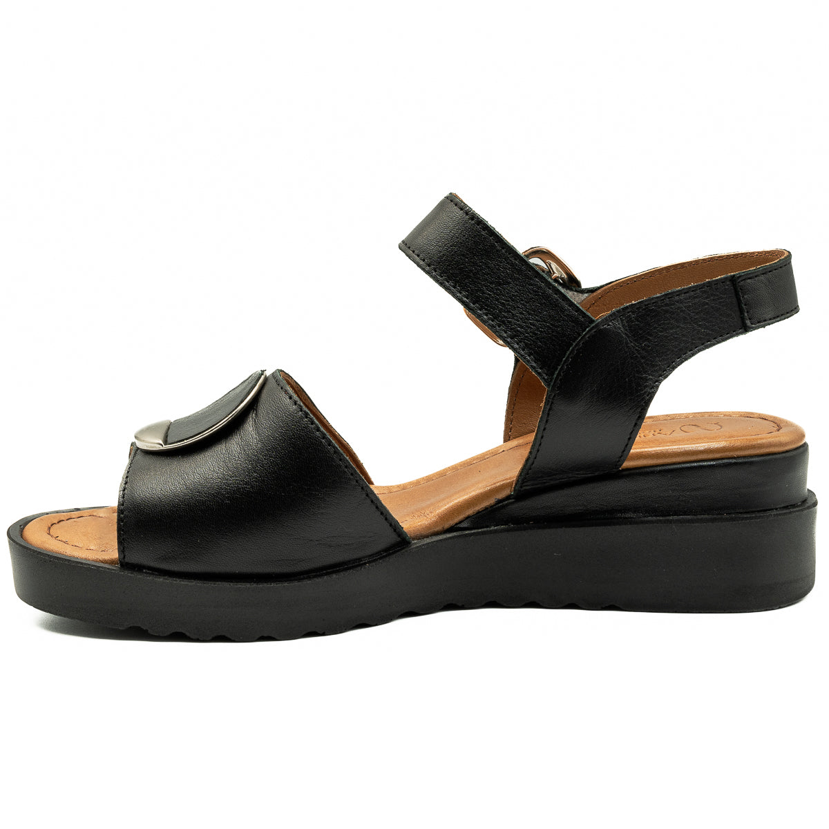 Sandale dama Anna Viotti din piele naturala negre - 361