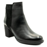 Ghete dama Anna Viotti din piele naturala D 41414 NEGRU 