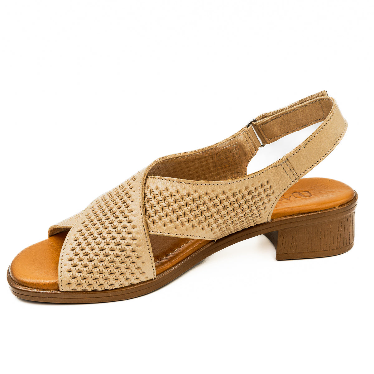 Sandale dama Anna Viotti Din piele naturala D 42-6004 BEJ