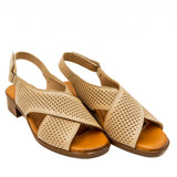 Sandale dama Anna Viotti Din piele naturala D 42-6004 BEJ