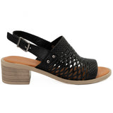 Sandale dama din piele naturala Anna Viotti D 42-9005 negru