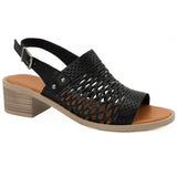 Sandale dama din piele naturala Anna Viotti D 42-9005 negru