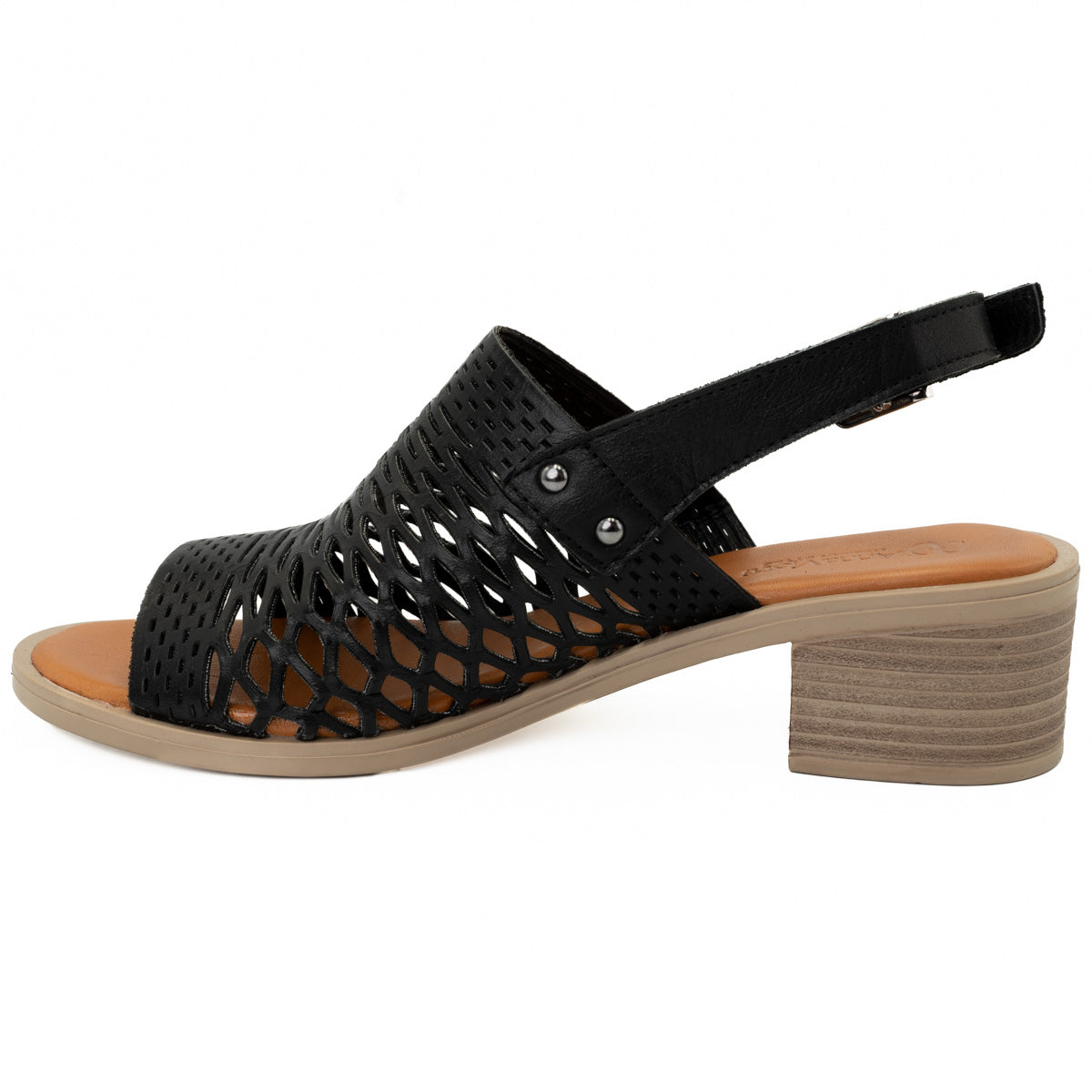 Sandale dama din piele naturala Anna Viotti D 42-9005 negru