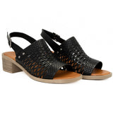 Sandale dama din piele naturala Anna Viotti D 42-9005 negru