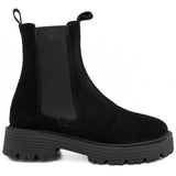 Ghete dama Anna Viotti din piele naturala  D 4412 negru  