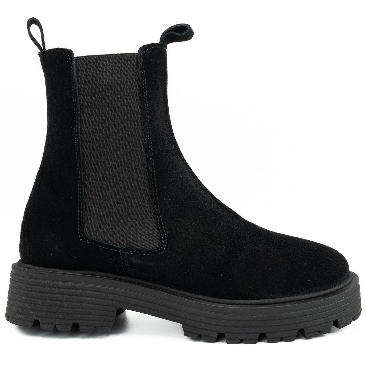 Ghete dama Anna Viotti din piele naturala  D 4412 negru  