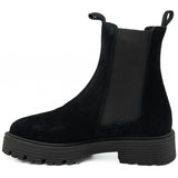 Ghete dama Anna Viotti din piele naturala  D 4412 negru  