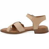 Sandale dama din piele naturala Anna Viotti D 57-45201 bej 