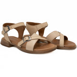 Sandale dama din piele naturala Anna Viotti D 57-45201 bej 