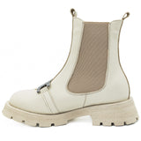 GHETE DAMA ANNA VIOTTI DIN PIELE naturala D 4592 bej 