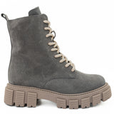 GHETE DAMA ANNA VIOTTI DIN PIELE NATURALA  D 4632 GRI