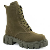 GHETE DAMA ANNA VIOTTI DIN PIELE naturala D 4632 KAKI 