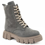 GHETE DAMA ANNA VIOTTI DIN PIELE NATURALA  D 4632 GRI