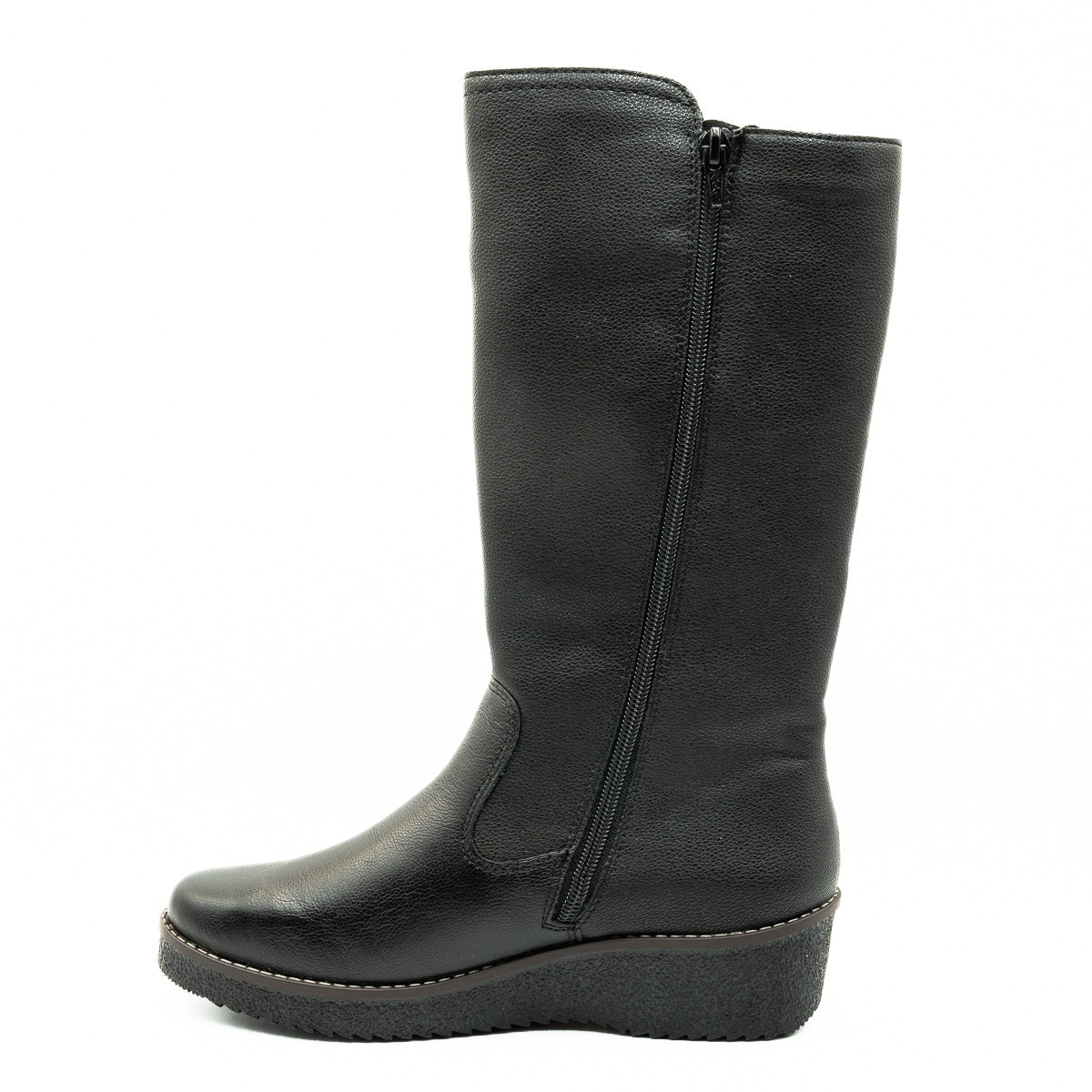 Cizme dama Rieker din piele naturala  D 4655 NEGRU 