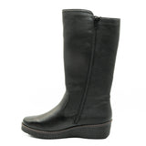 Cizme dama Rieker din piele naturala  D 4655 NEGRU 