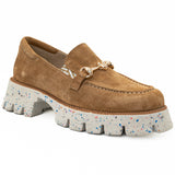 Pantofi dama Anna Viotti din piele intoarsa D 376 maro