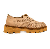 Pantofi dama Anna Viotti din piele naturala bej- 486