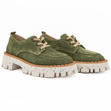 Pantofi dama Anna Viotti din piele naturala D 486 verde 