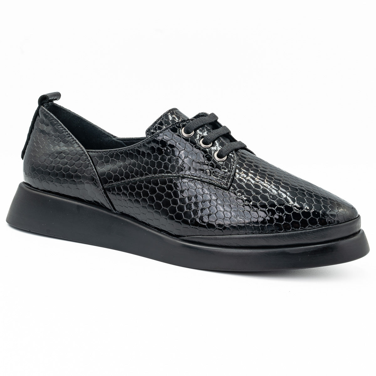 Pantofi dama Anna Viotti din piele naturala D 60 negru 