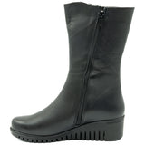 CIZME ANNA VIOTTI DIN PIELE NATURALA D5126 negru 