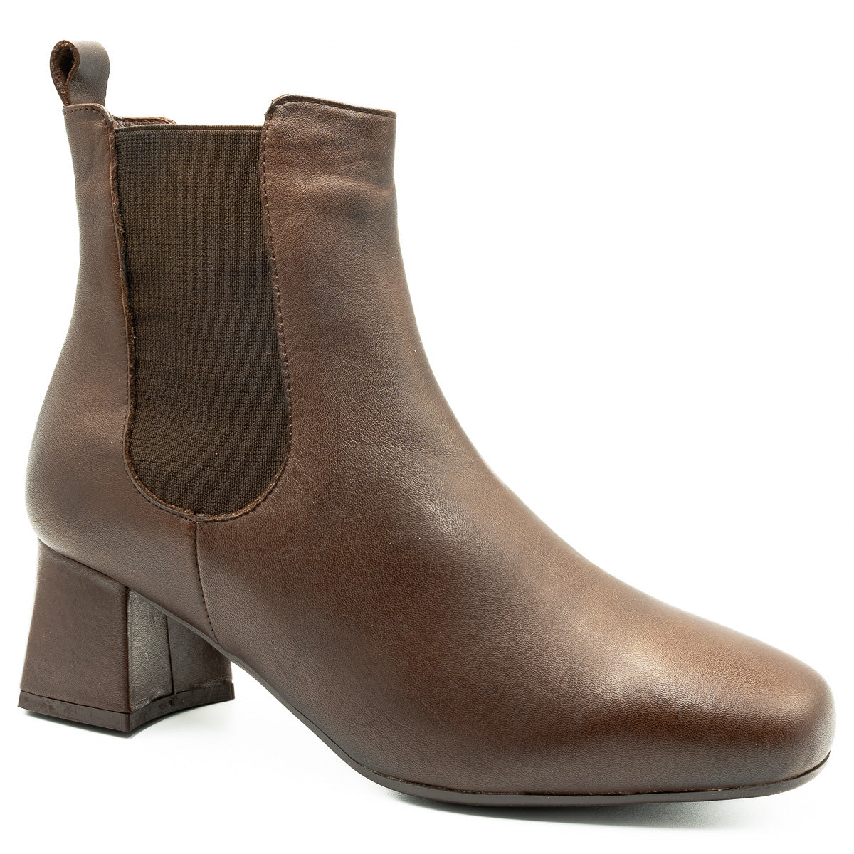 Botine dama Anna viotti din piele naturala D 51473 maro 