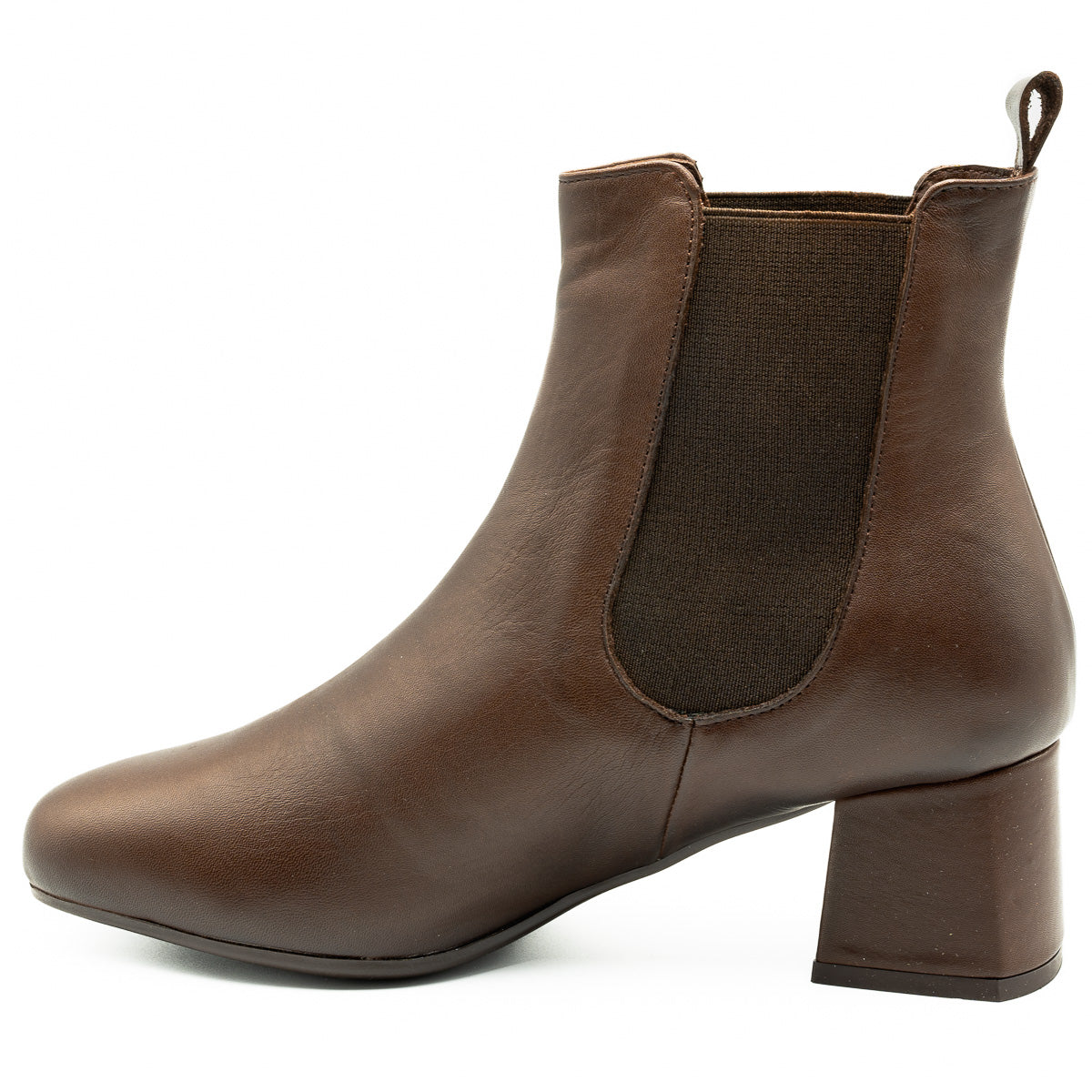 Botine dama Anna viotti din piele naturala D 51473 maro 