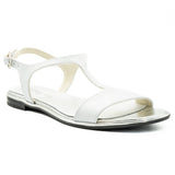 Sandale dama din piele naturala  D 525 alb 